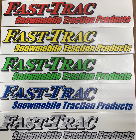 11" Fast-Trac Decal